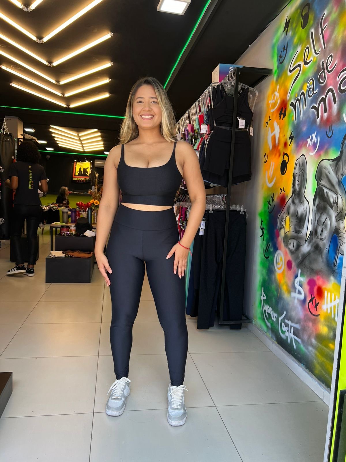 CALÇA CANELADA GLOW - Imagem 1