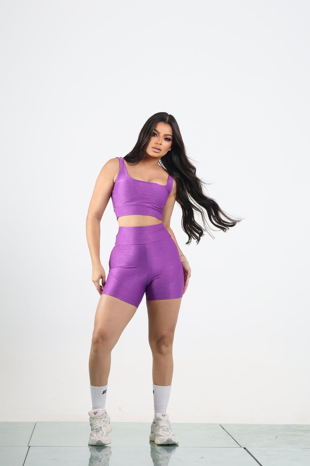 SHORT CANELADO GLOW - Imagem 2