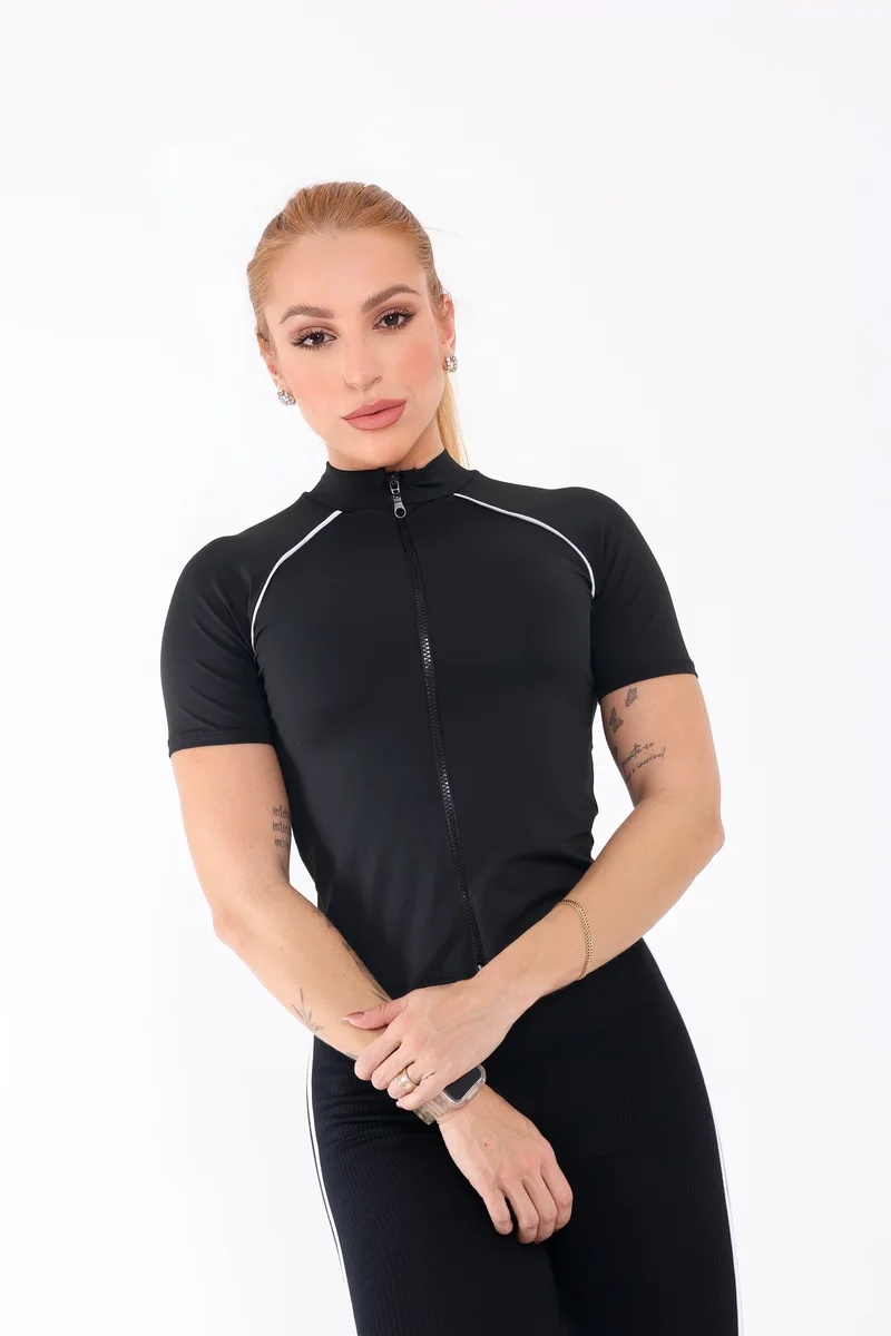 BLUSA COMPRESSAO ZIPER