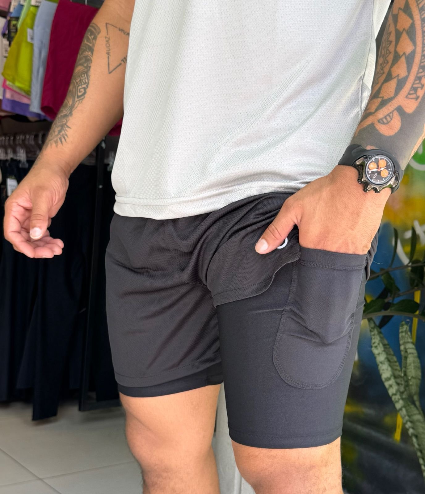 BERMUDA WORK DUPLA DRYFIT