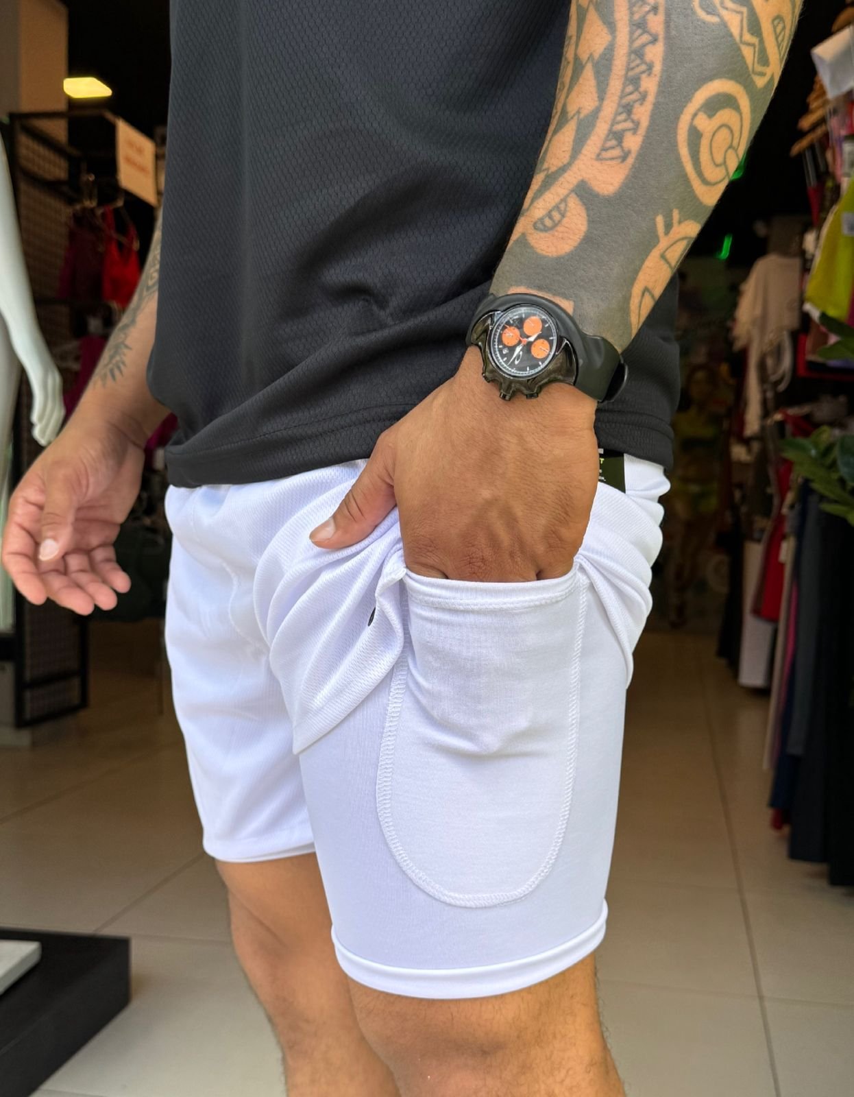 BERMUDA WORK DUPLA DRYFIT - Imagem 1