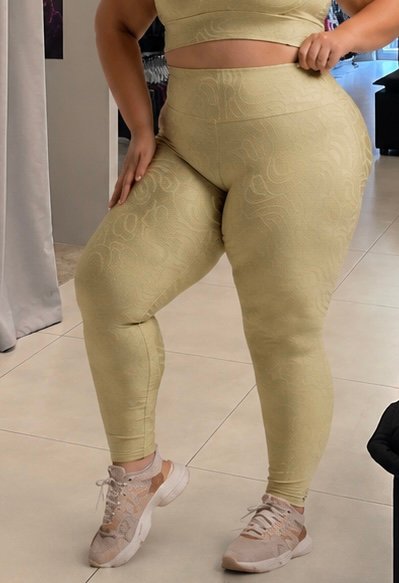CALÇA JACQUARD PLUS