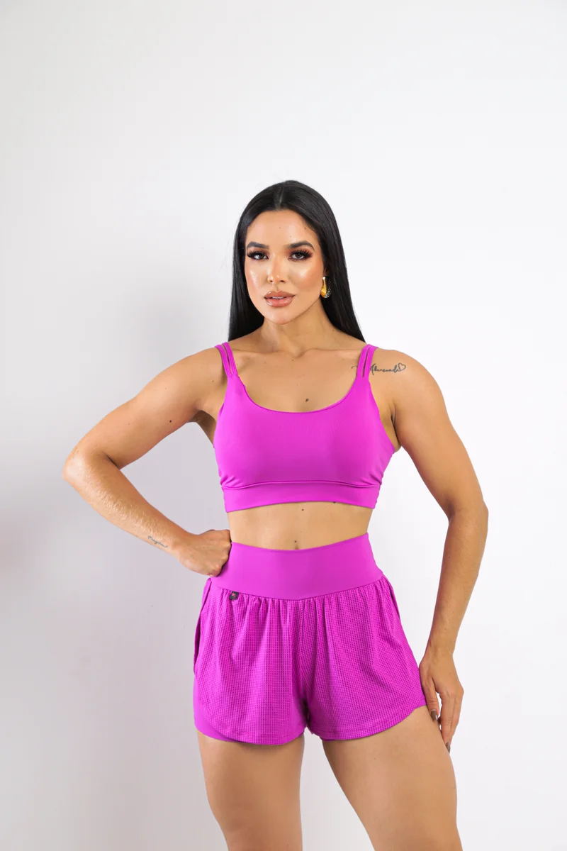SHORT DUPLO POLI DRYFIT - Imagem 1